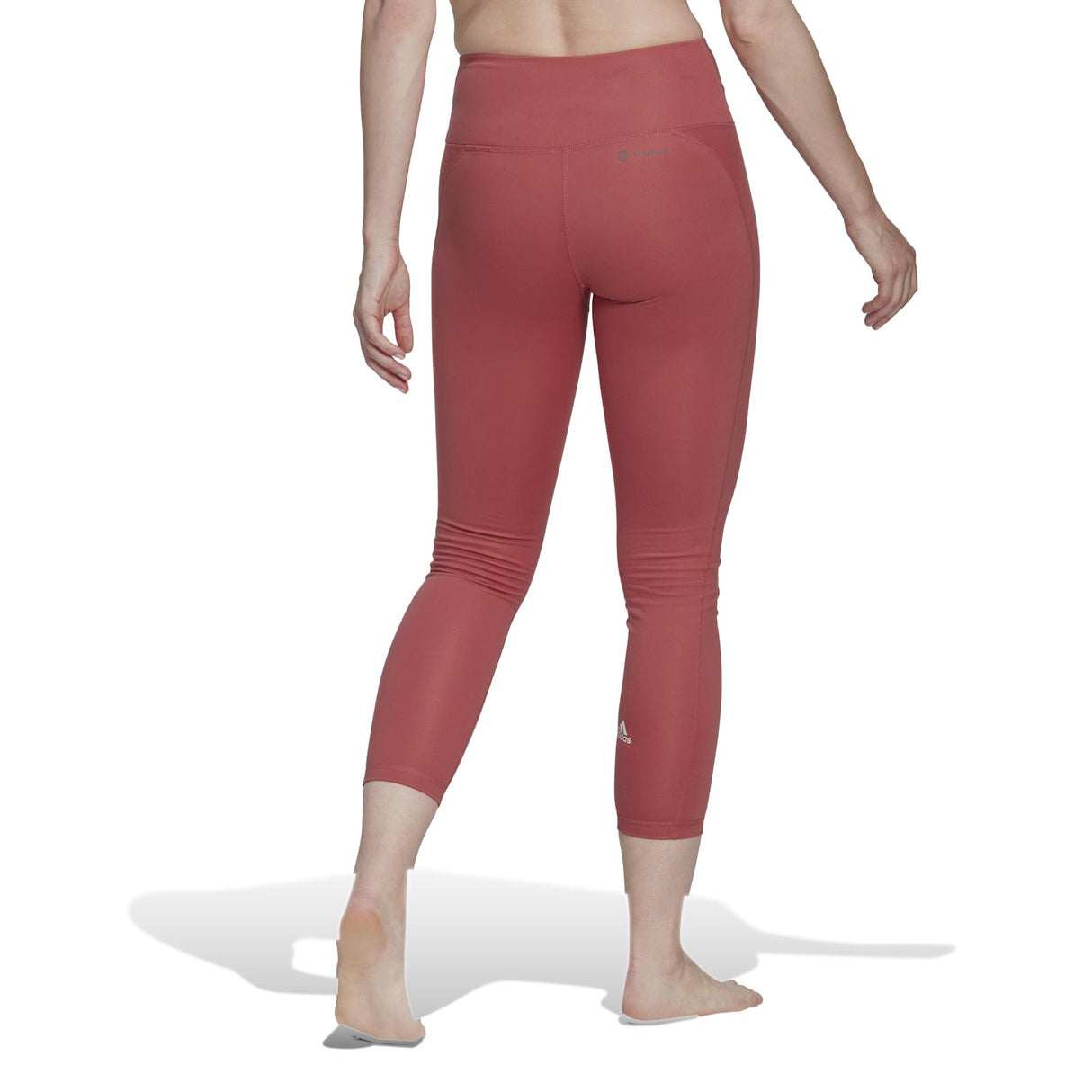 adidas Womens YO Essential 7/8 Tight Red