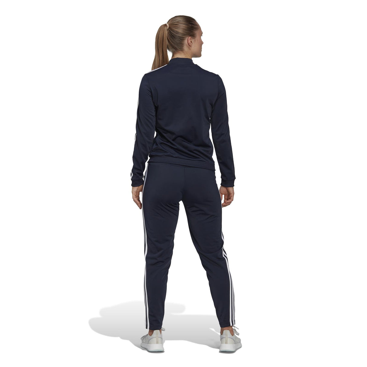 adidas Womens 3s Tracksuit TS Navy