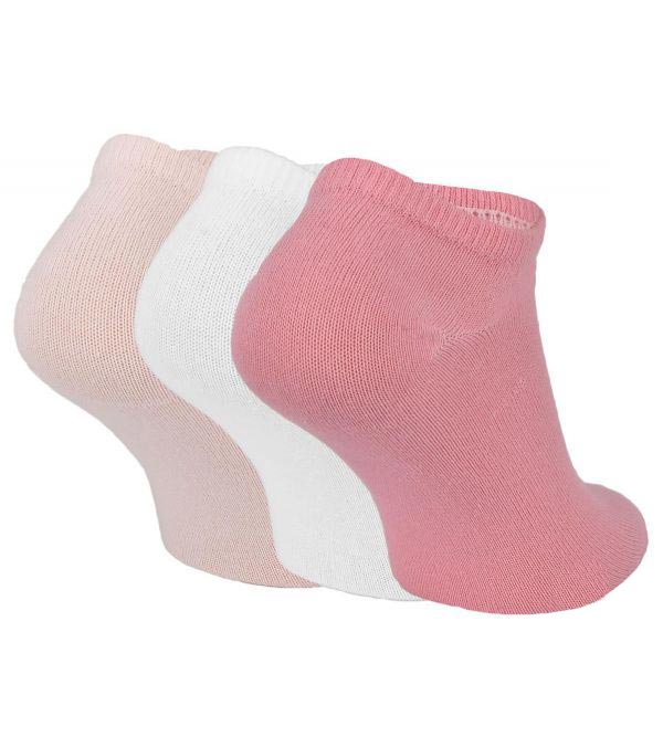Puma Sneaker-V Socks 3P Wht/Pink