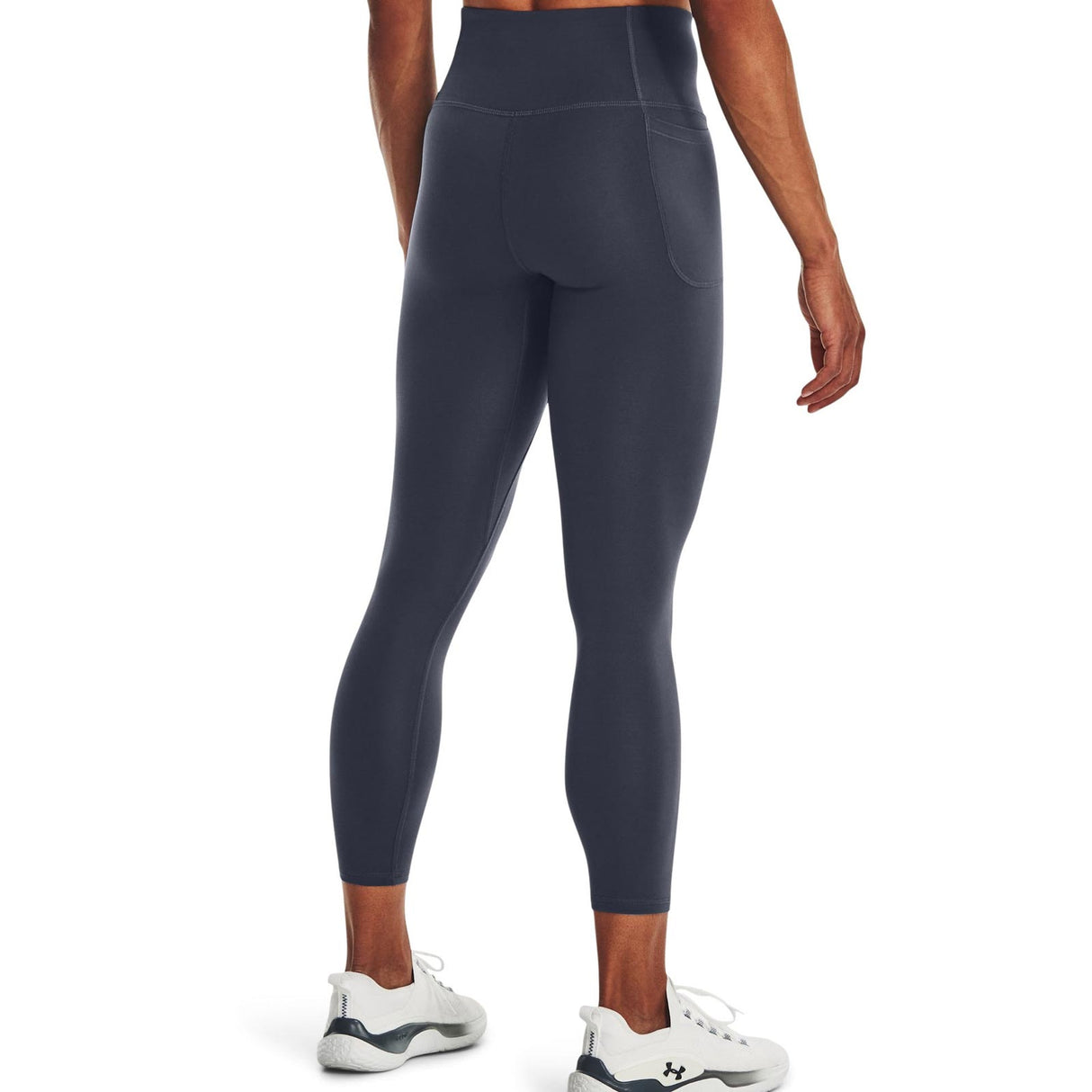 UA Womens Motion Ankle Leg Branded Grey