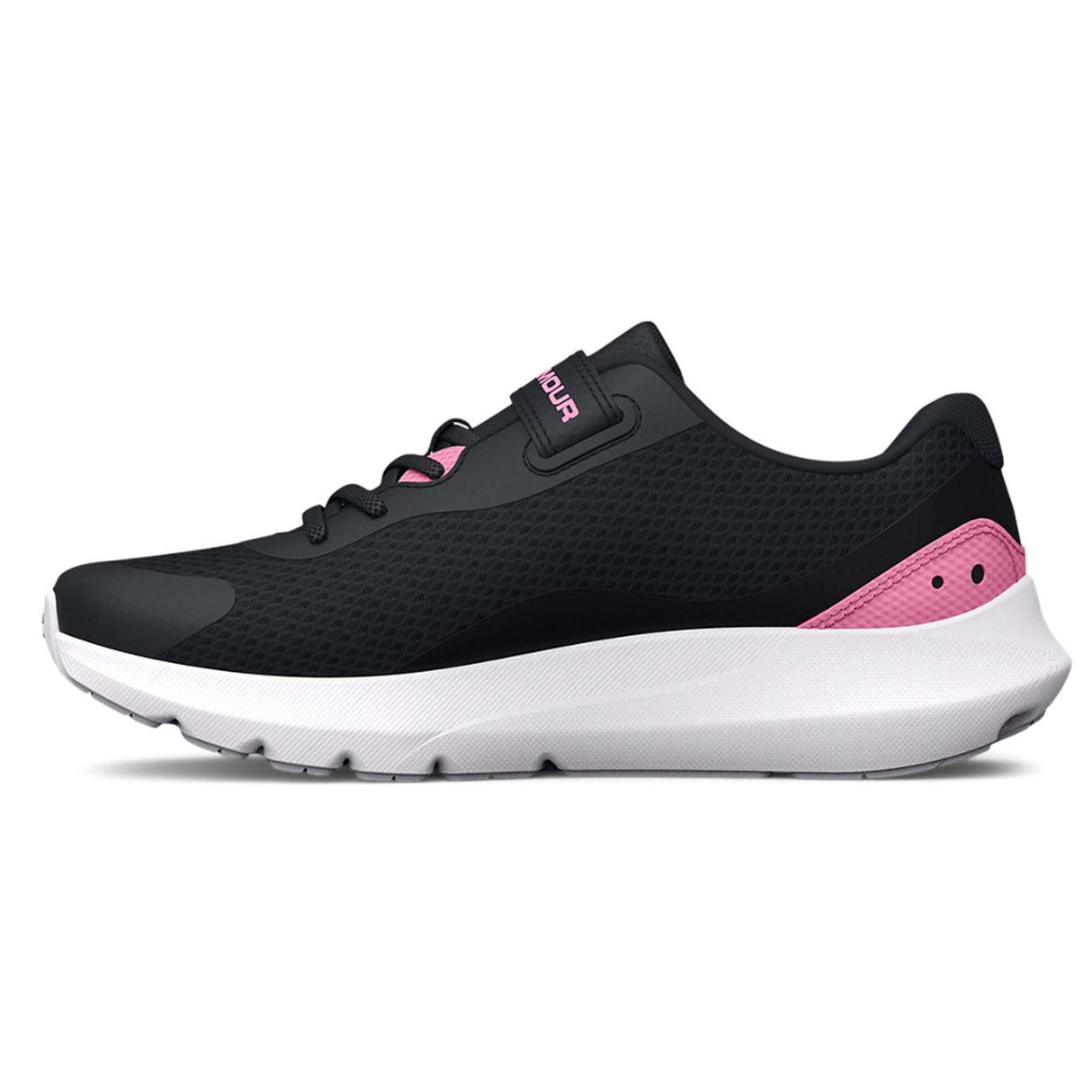 UA Surge 3 Jnr Girls Black/Pink
