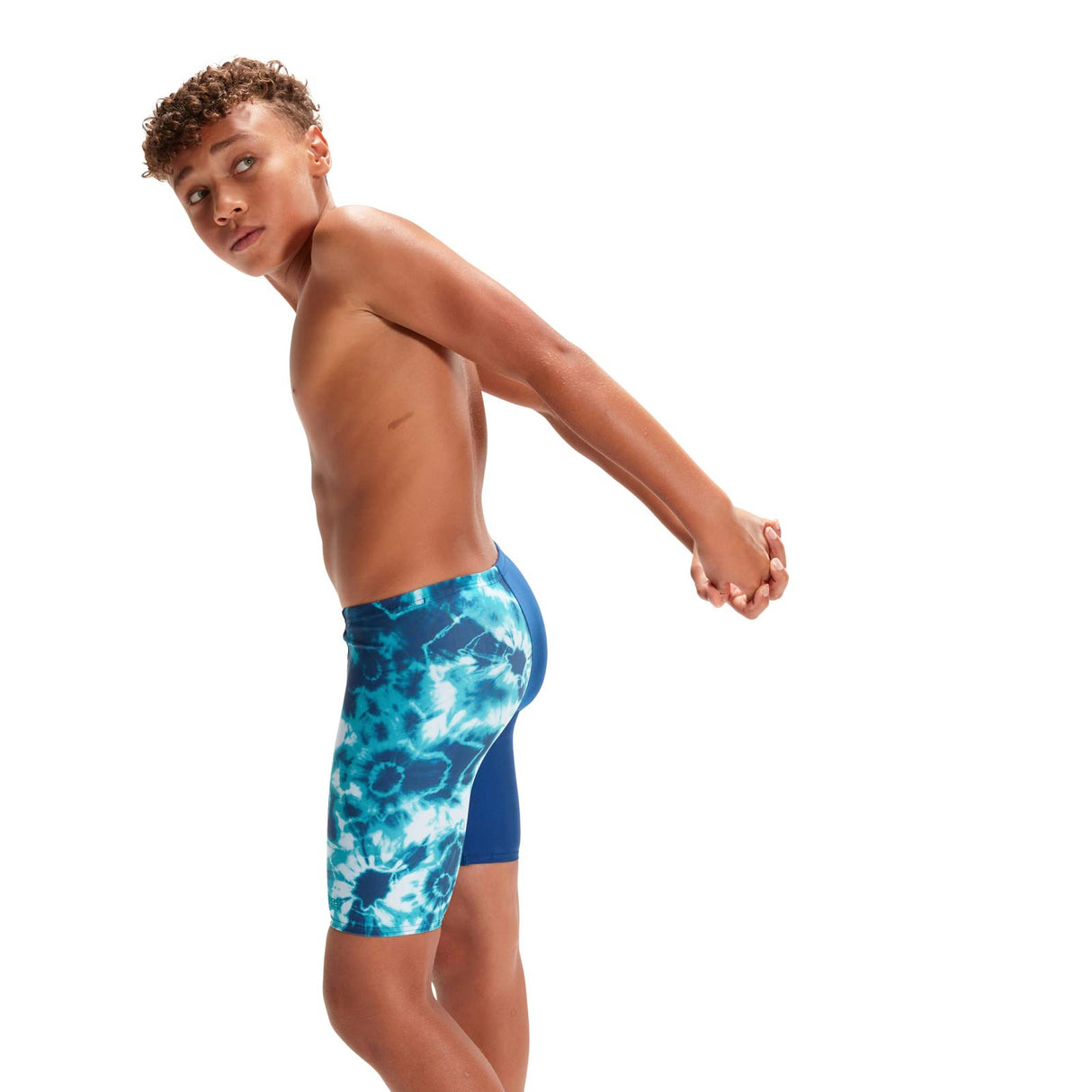 SPEEDO BOY DGTAL ALLOVER V-CUT JMMER NVY