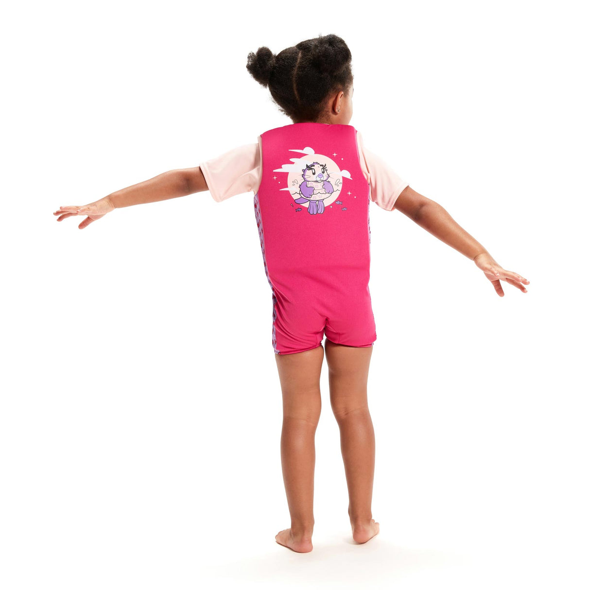 SPEEDO LRN SWM CHRCTER PRNT FLOAT ST PNK