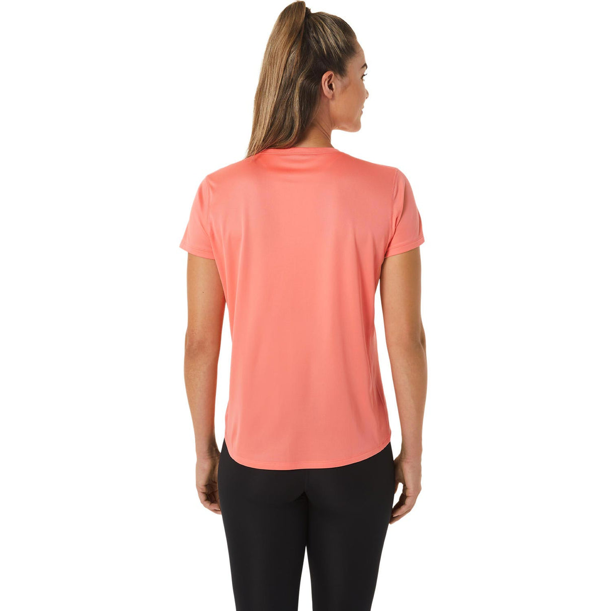 ASICS WOMENS CORE SS TOP PINK
