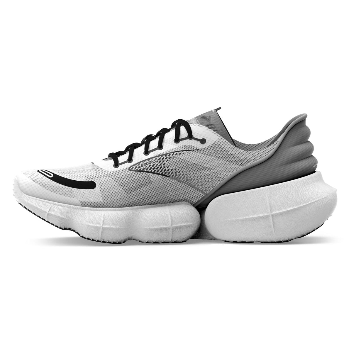 Brooks Aurora Mens White/Black