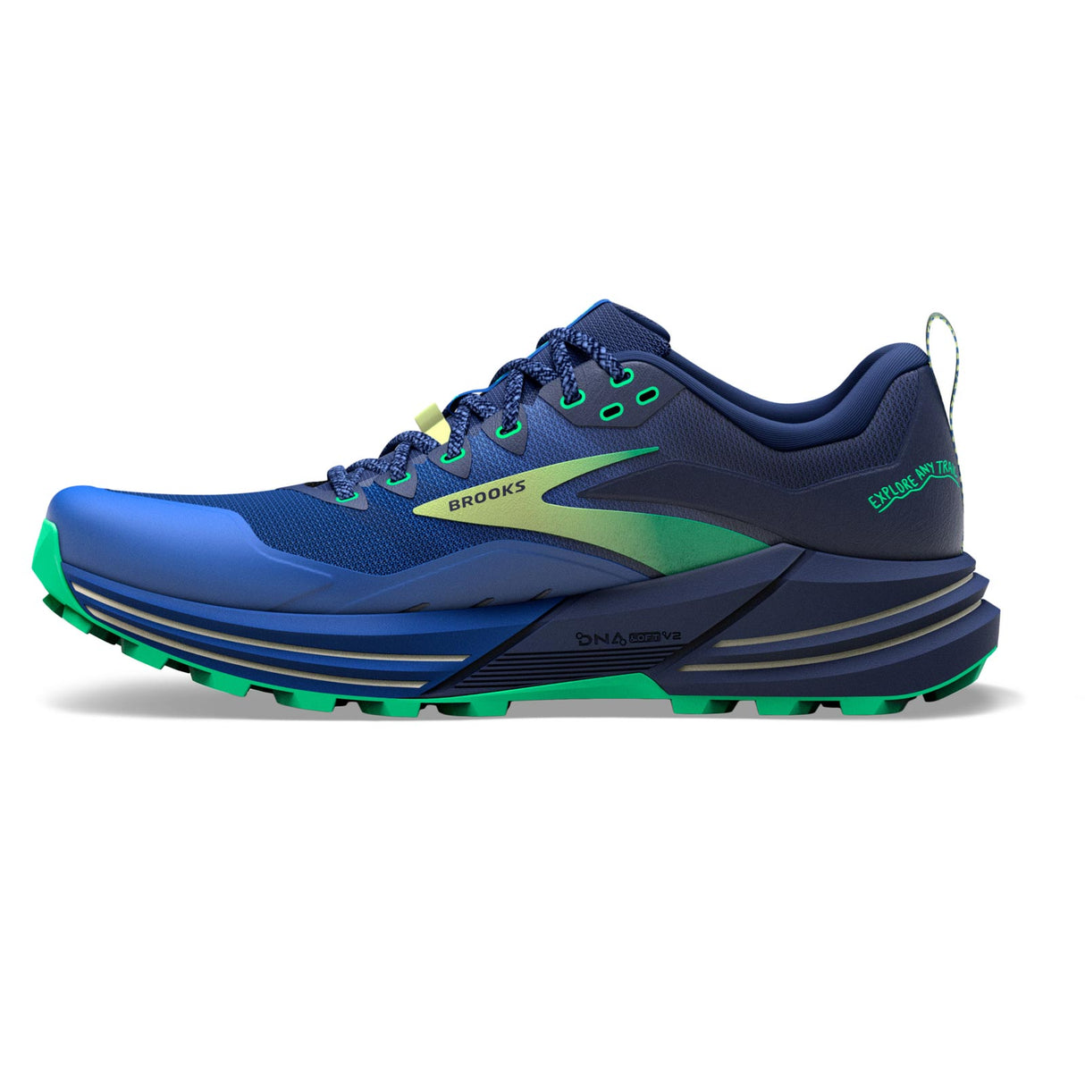 Brooks Cascadia 16 Mens Blue/Green
