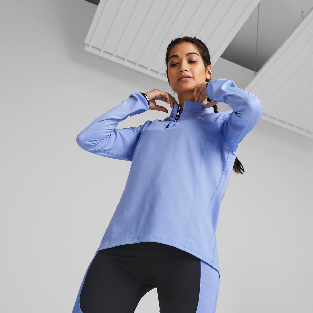 Puma Wmns Strong 1/4 ZIP Purple