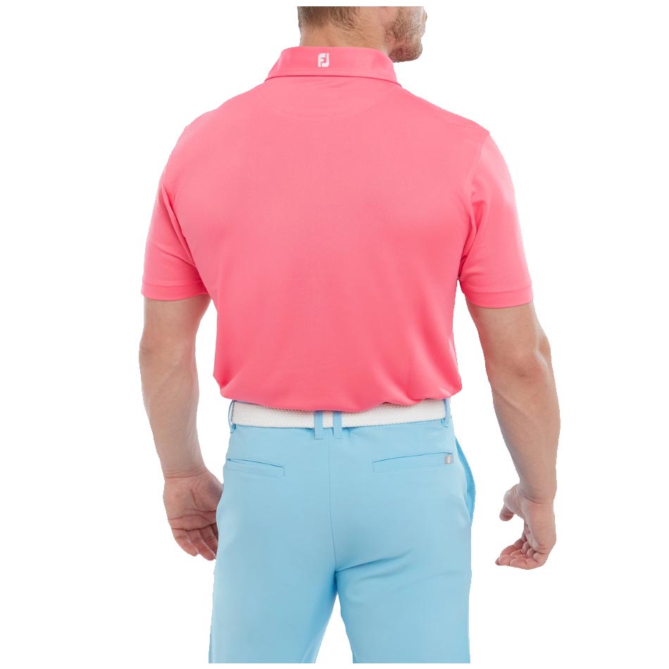 Footjoy Stretch Pique Solid Pink