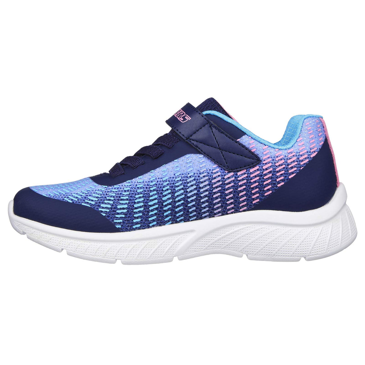 Skechers Microspec Plus Jnr Girls Navy