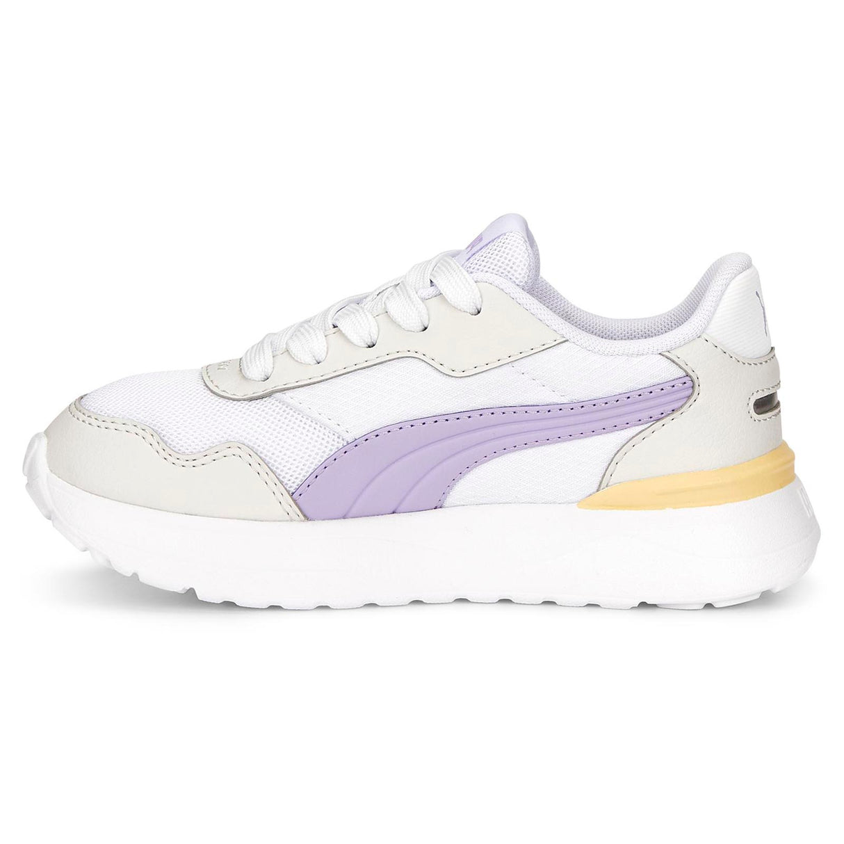 Puma R78 Voyage Jnr Girls White/Purple