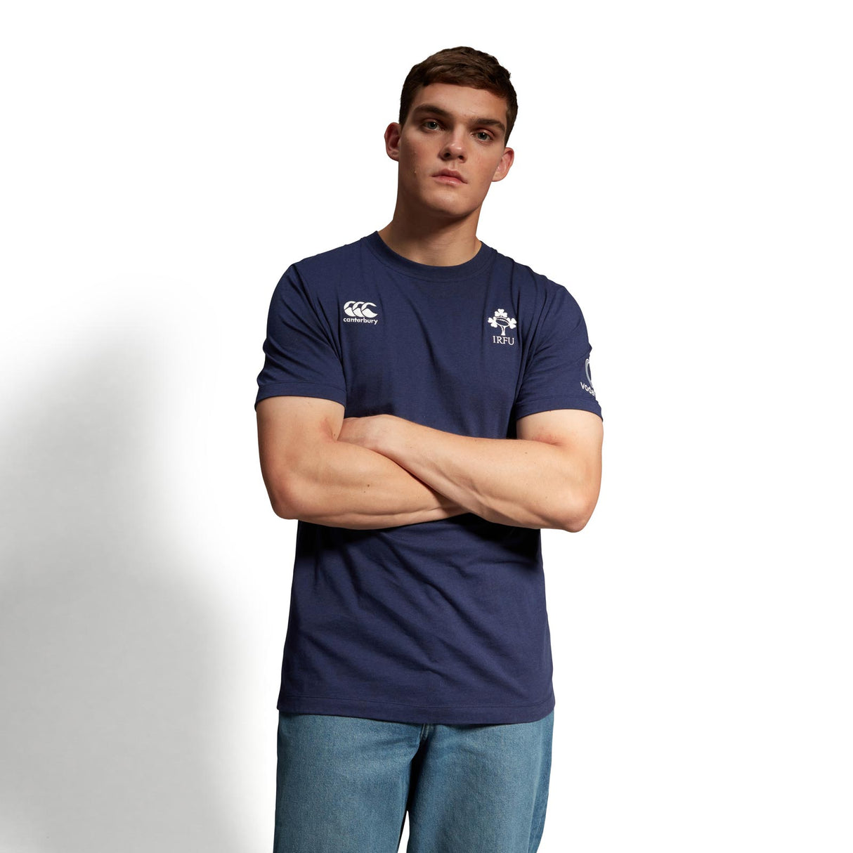 Canterbury IRFU 23 Team Cotton Tee Navy