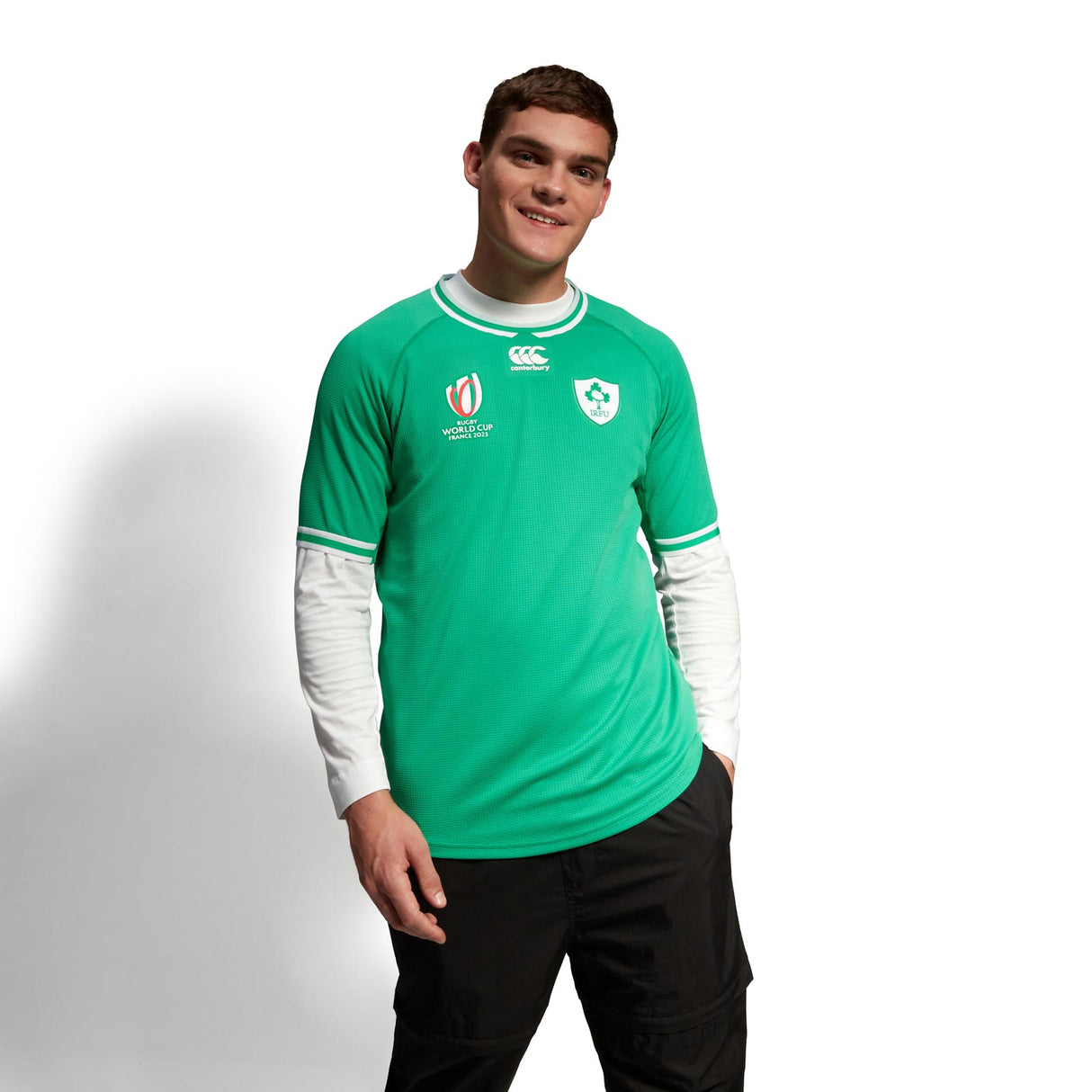 CCC IRFU RWC23 Home Pro Jersey Green