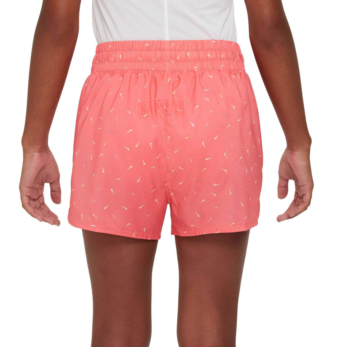 Nike Girls DF One HR Short Logo Print Pi