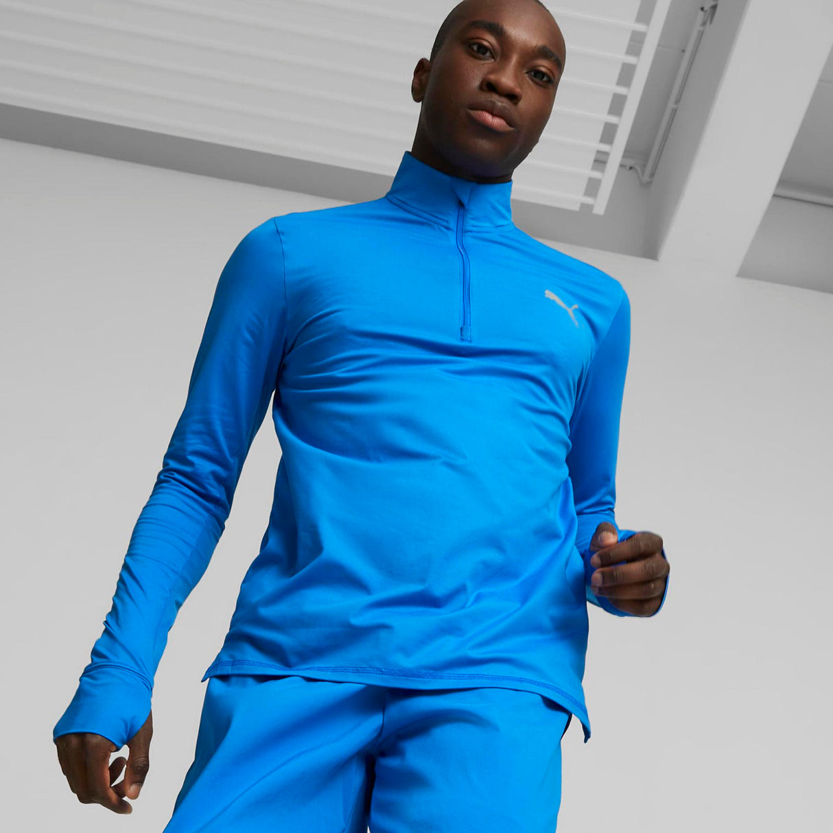 Puma Mens Run Fav QZ Top Blue