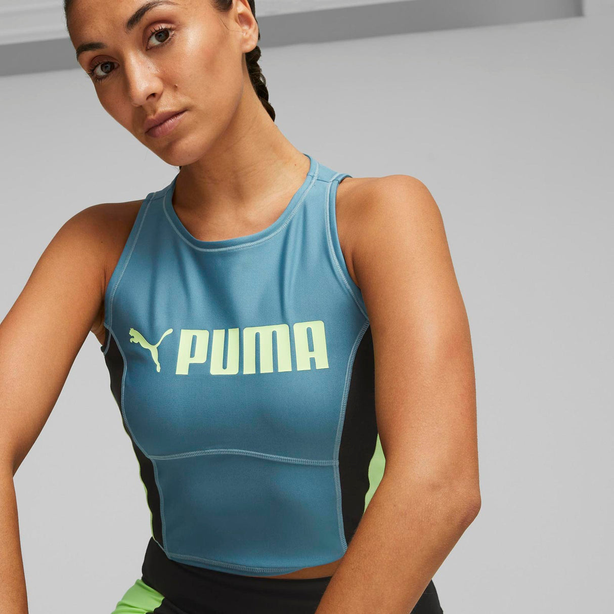 Puma Wmns Fit Eversculpt Tank Blue