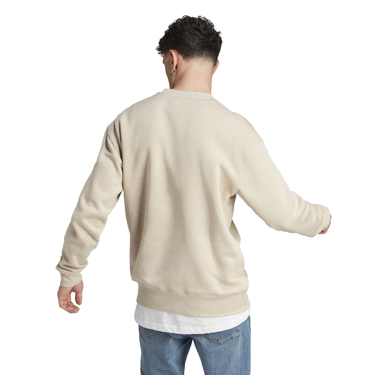 adidas Mens ALL SZN Sweat Beige