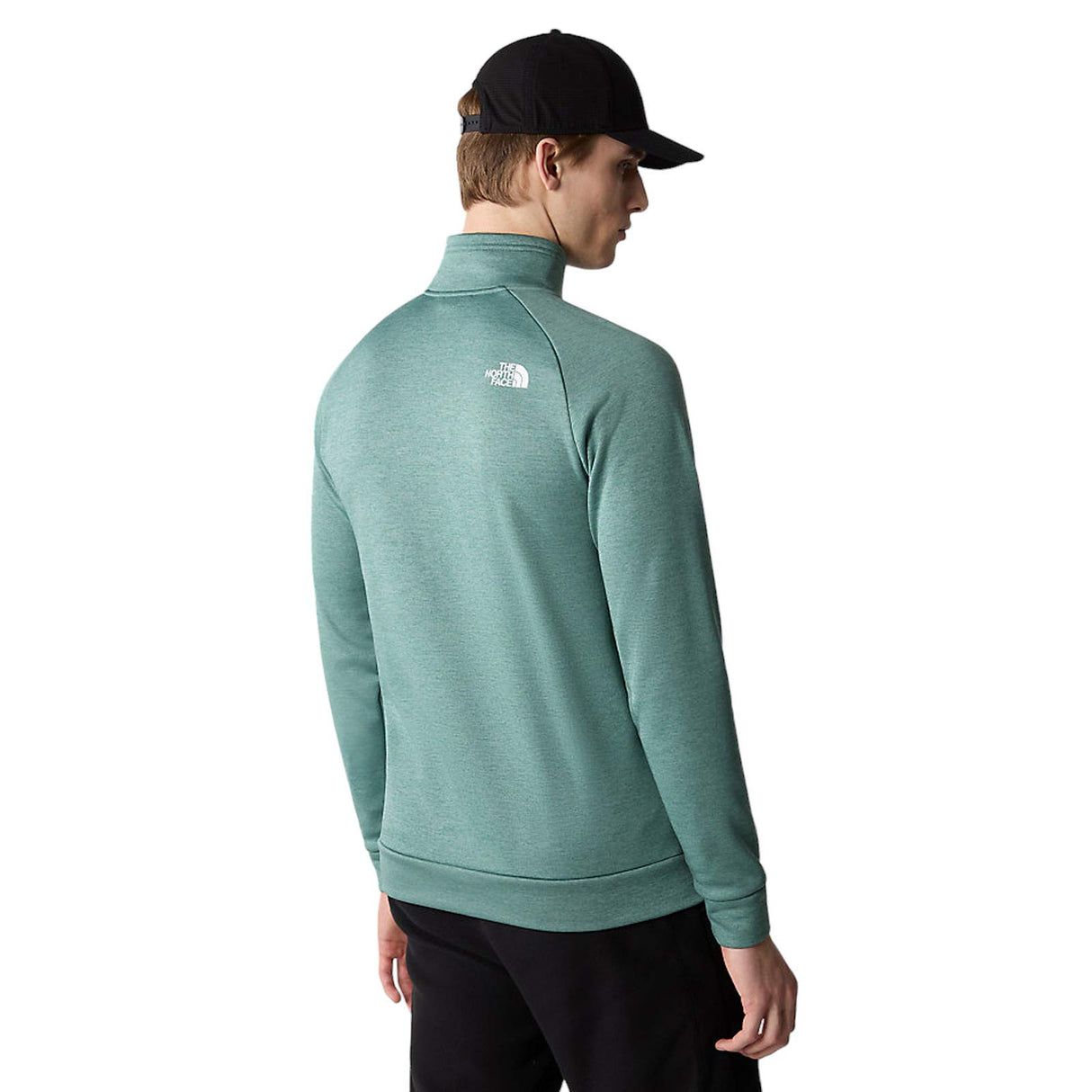 TNF Mens Reaxion QZ Fleece Green
