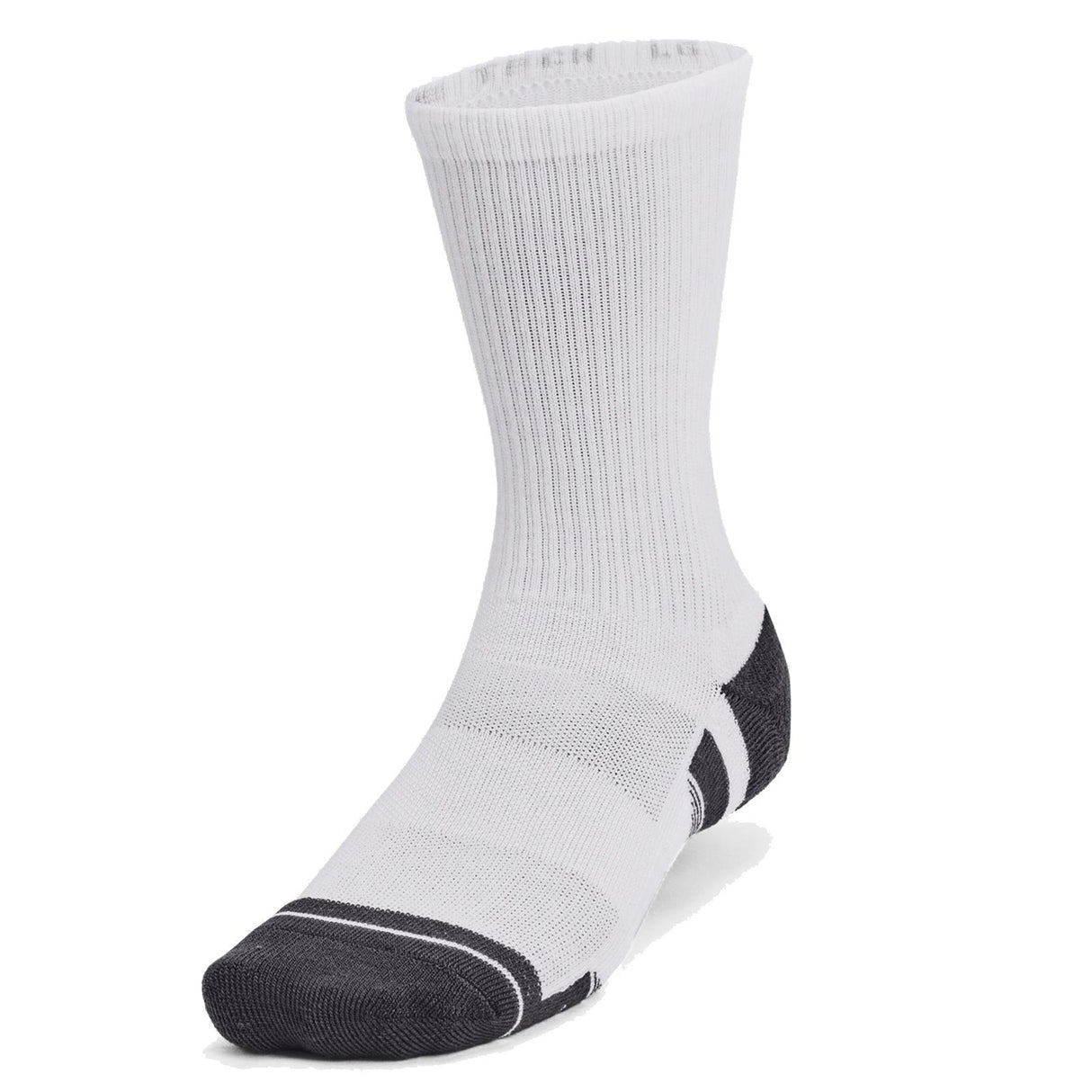 UA Performance Tech 3pk Crew White