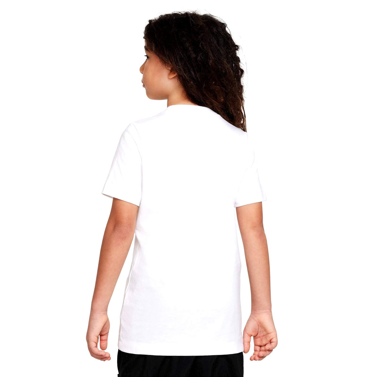 Nike Boys NSW Club Hybrid GFX Tee White