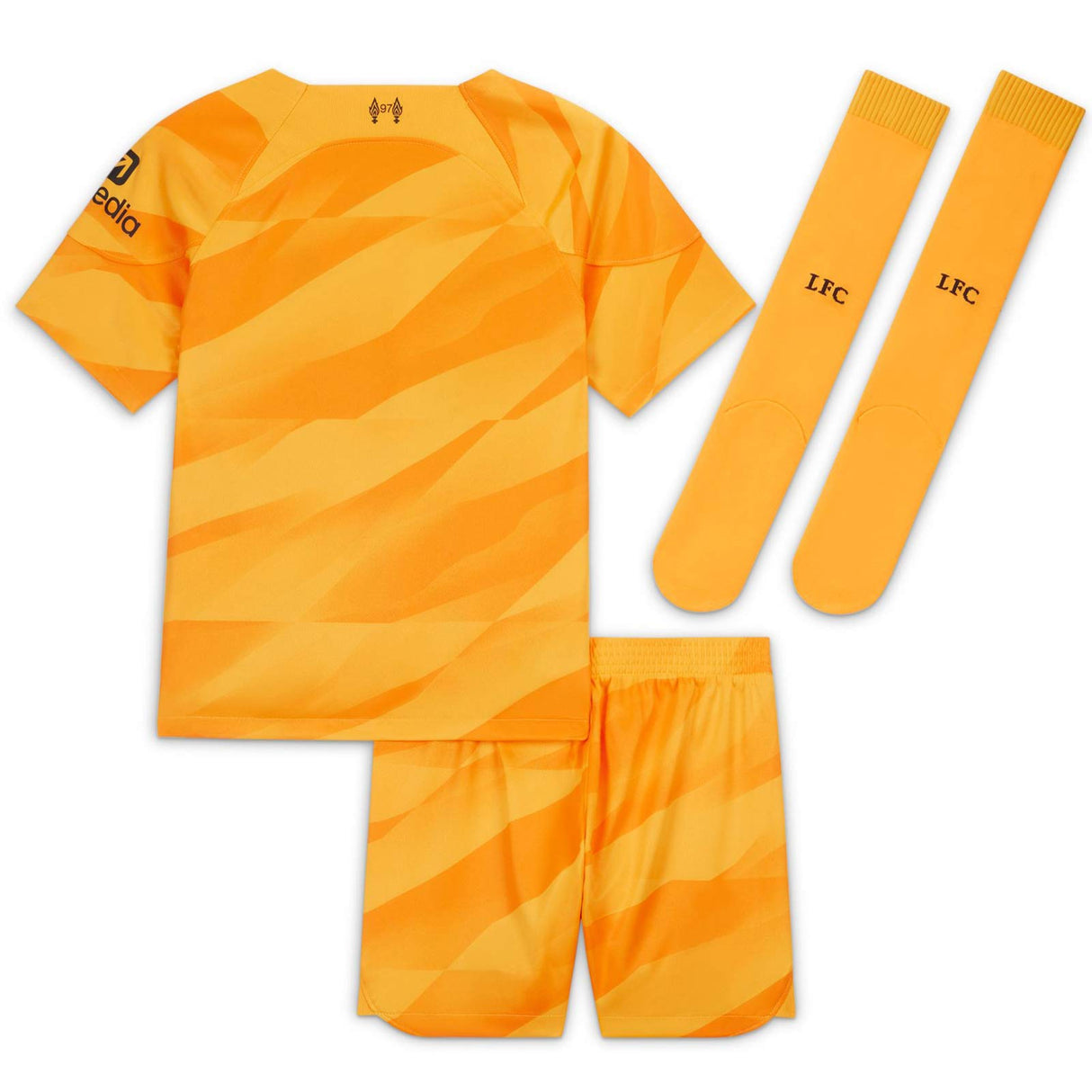Nike LFC 23 Kids GK Away Kit Yellow