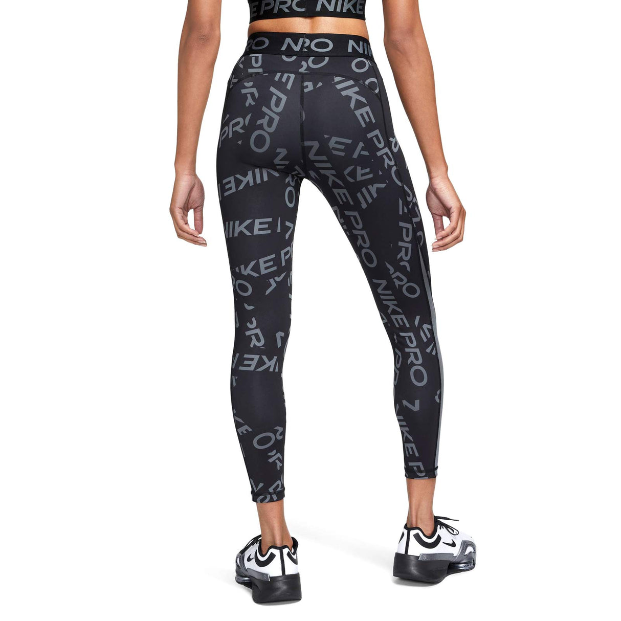 Nike Wmns NP DF MR AOP 7/8 Tight Black