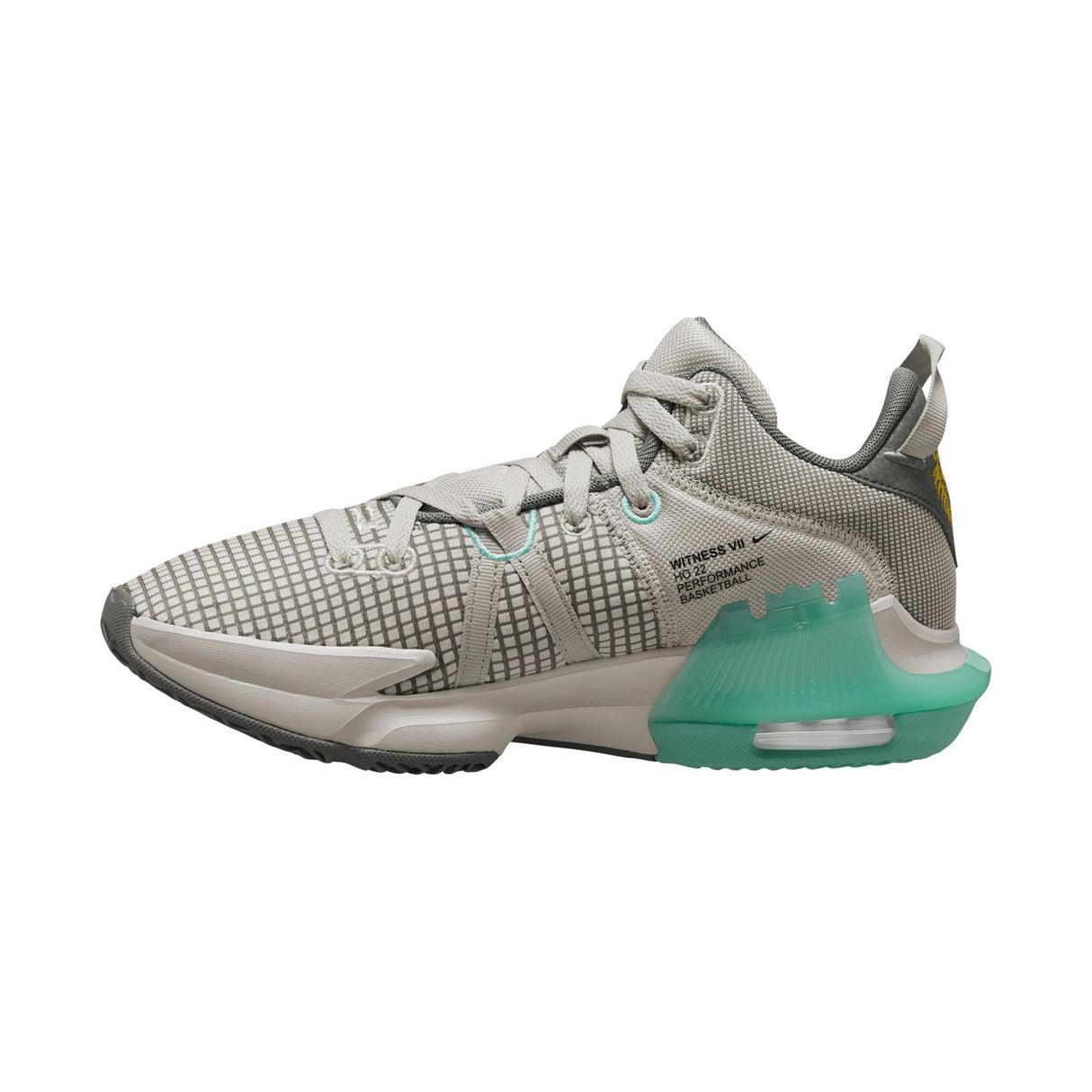 Nike LeBron Witness 7 Mens Grey/Green
