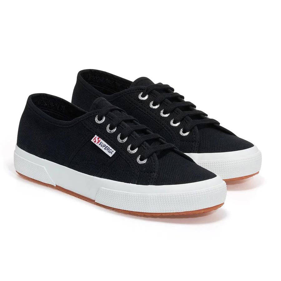 Superga Canvas Sneaker Unisex Blk/Wht