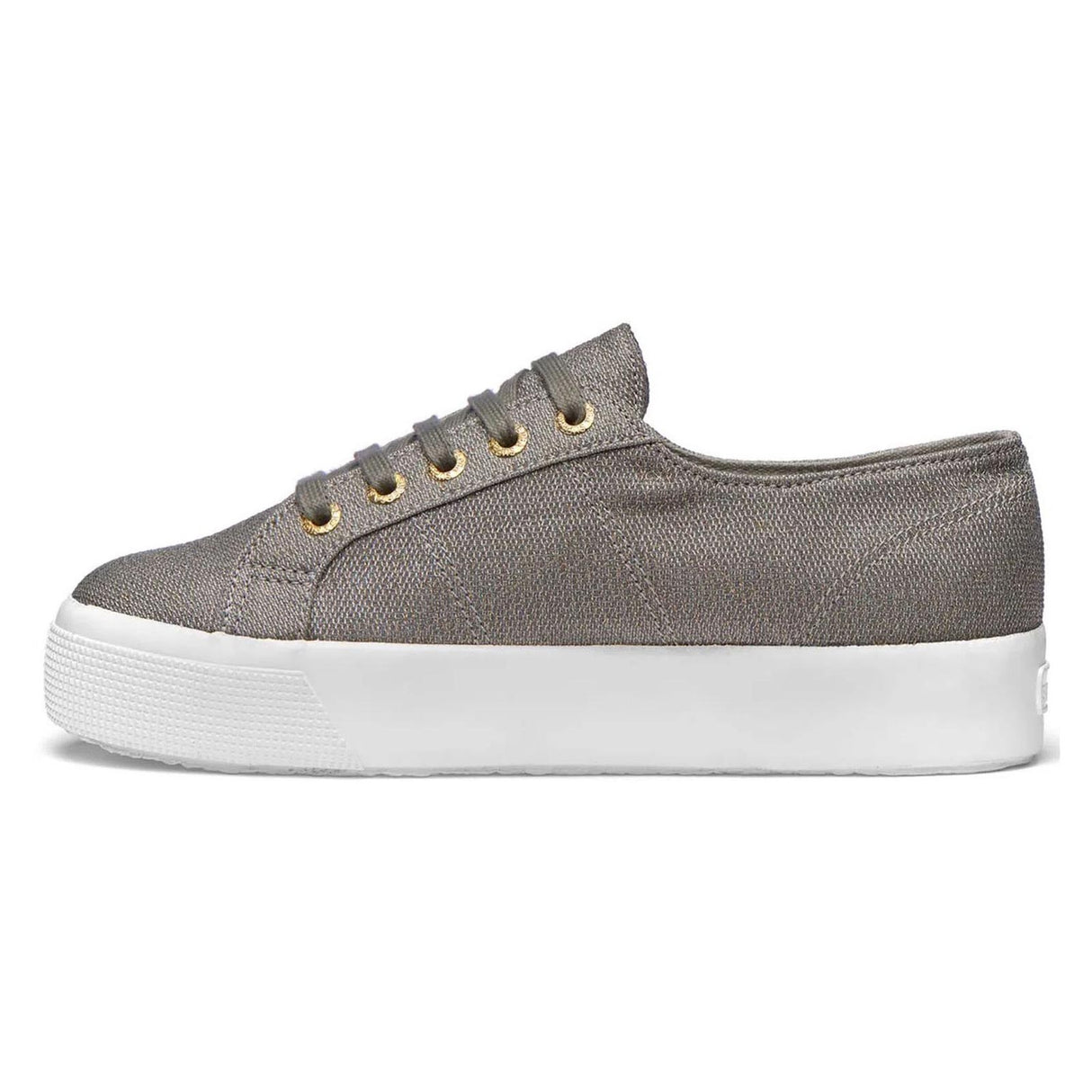 Superga Platform Canvas Sneaker Wmn Grey