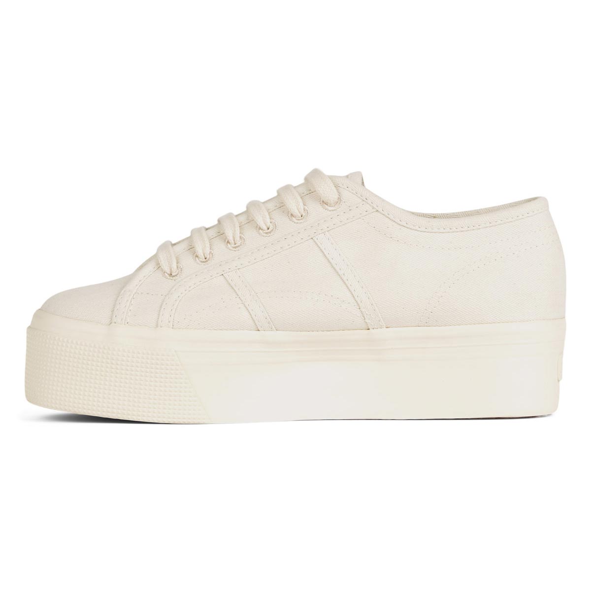 Superga Platform Canvas Sneaker Wmn Beig