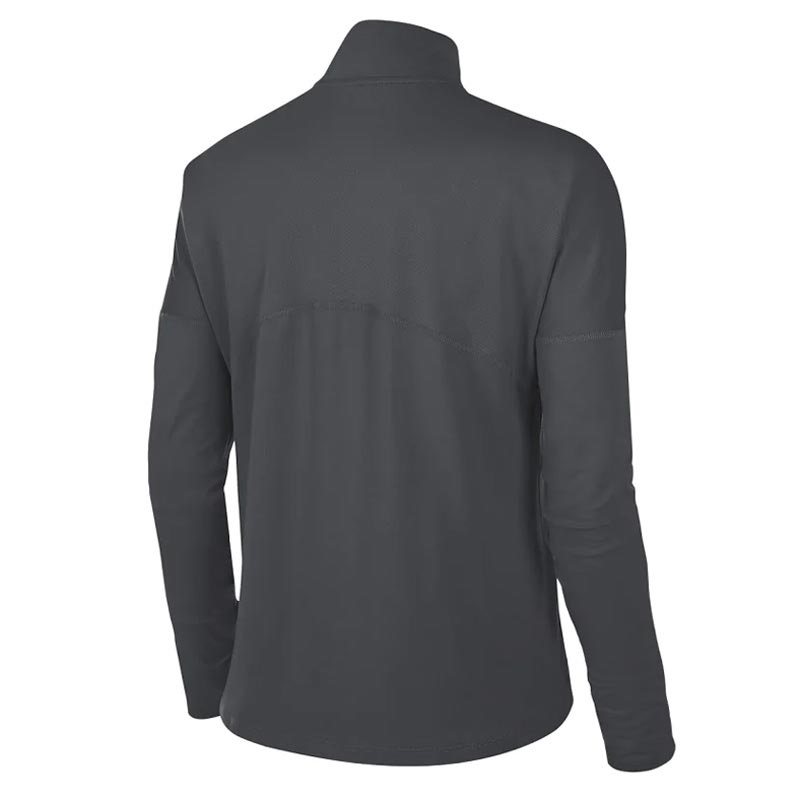 NIKE WMN DRY ELEMENT TOP HZ GREY/WHT
