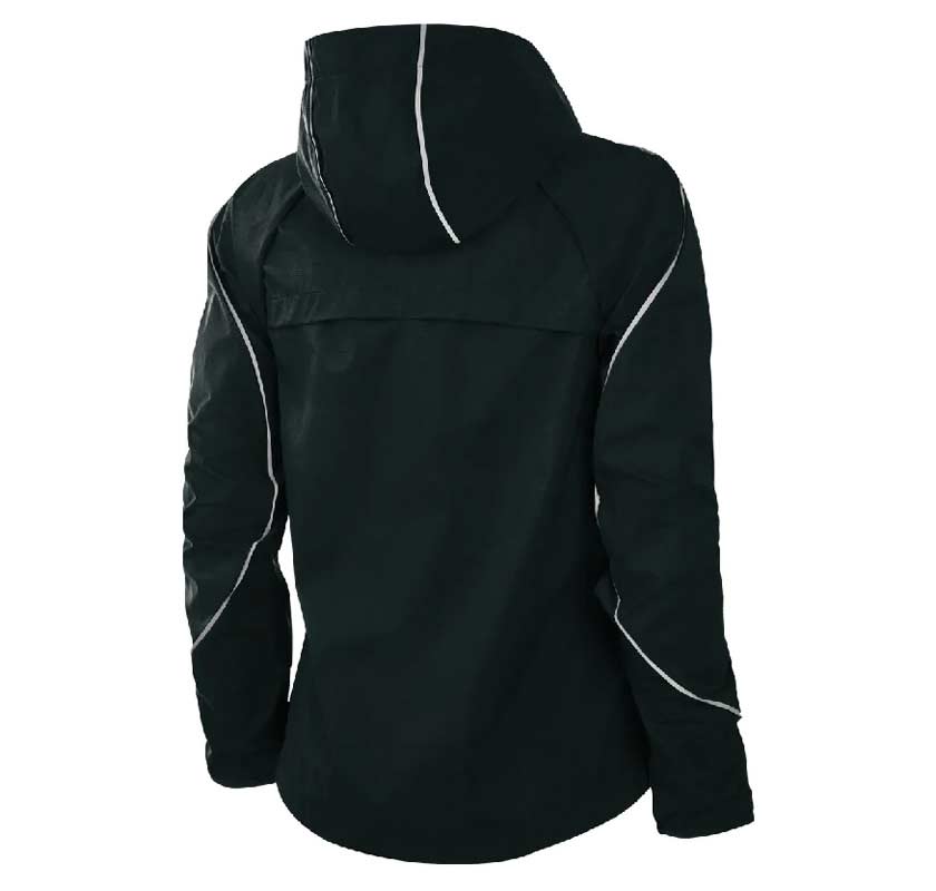 NIKE WOMENGÇÖS WOVEN JACKET BLACK/WHITE