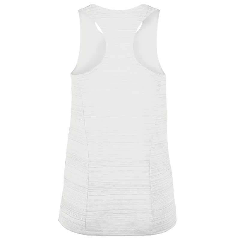 NIKE WMN STOCK DRY MILER SINGLET WHT