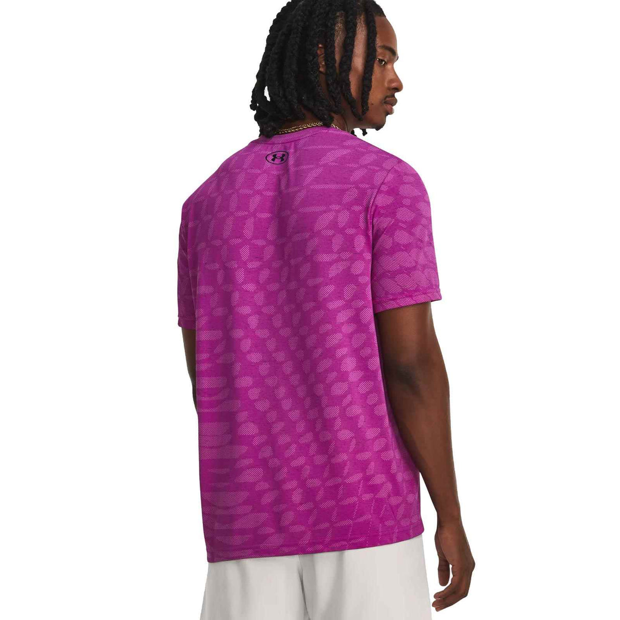 UA Mens Seamless Novelty SS Tee Purple