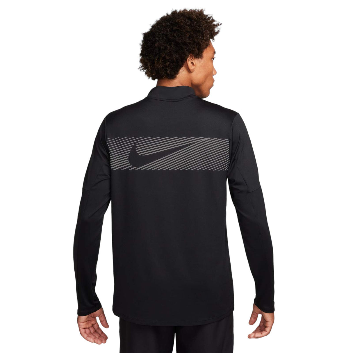 Nike Mens DF ELMNT HBR Flash HZ Top Blk