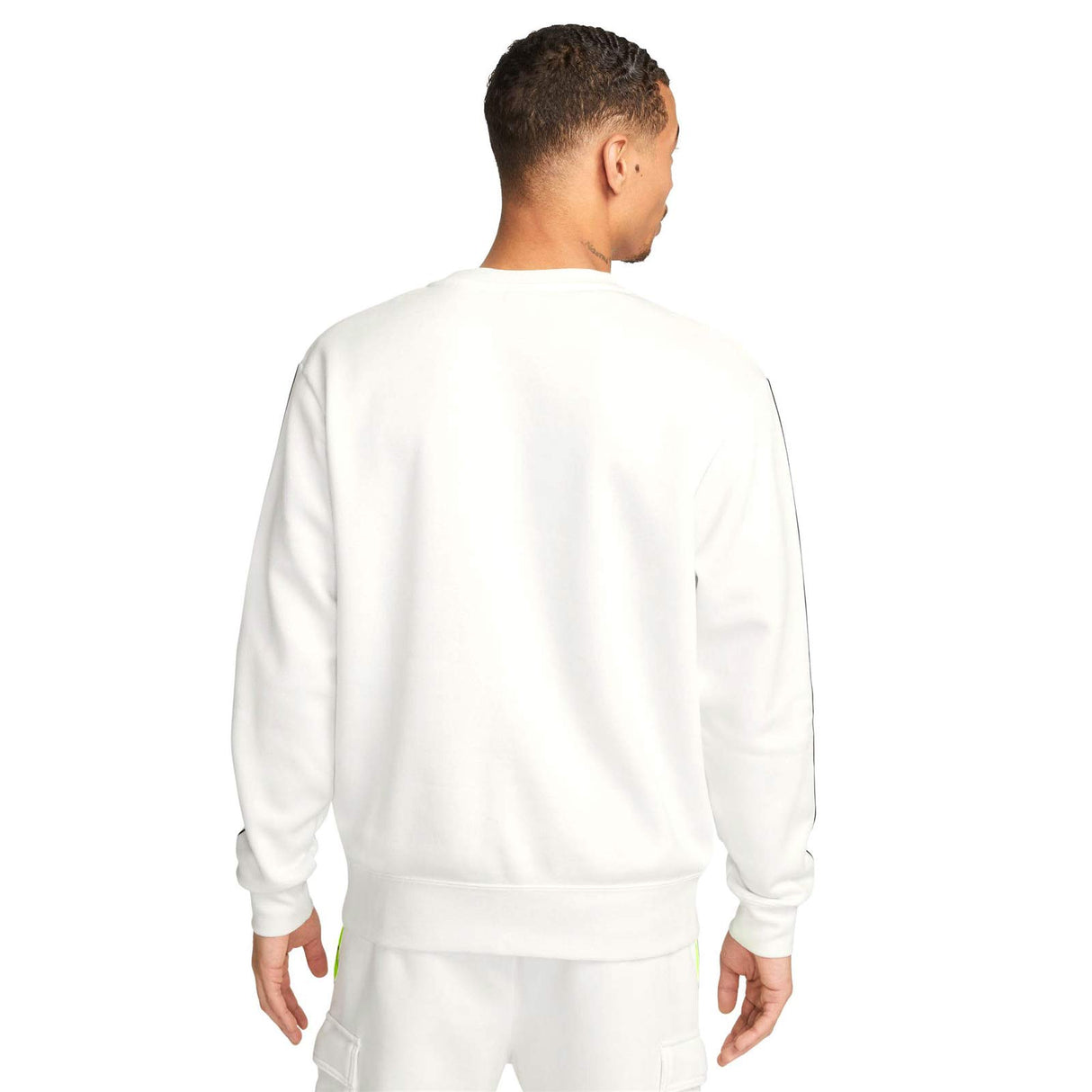 Nike Mens NSW Repeat SW Flc Crew BB Wht
