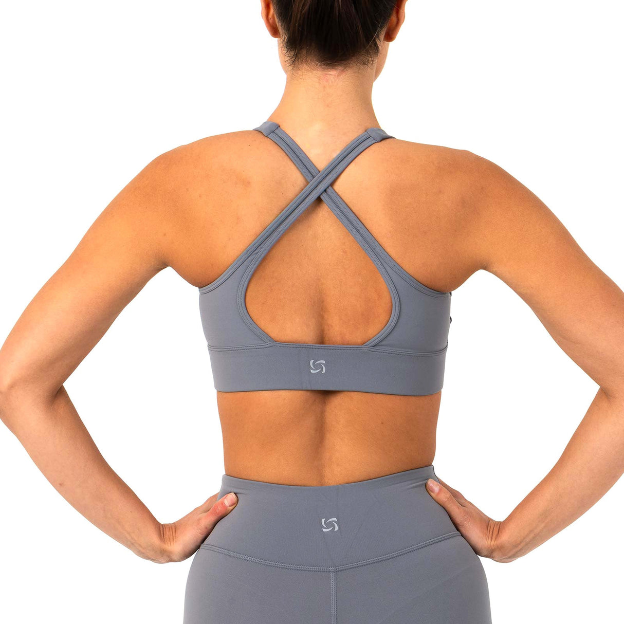 Bodylogic JS Soul Cross Back Bra Grey