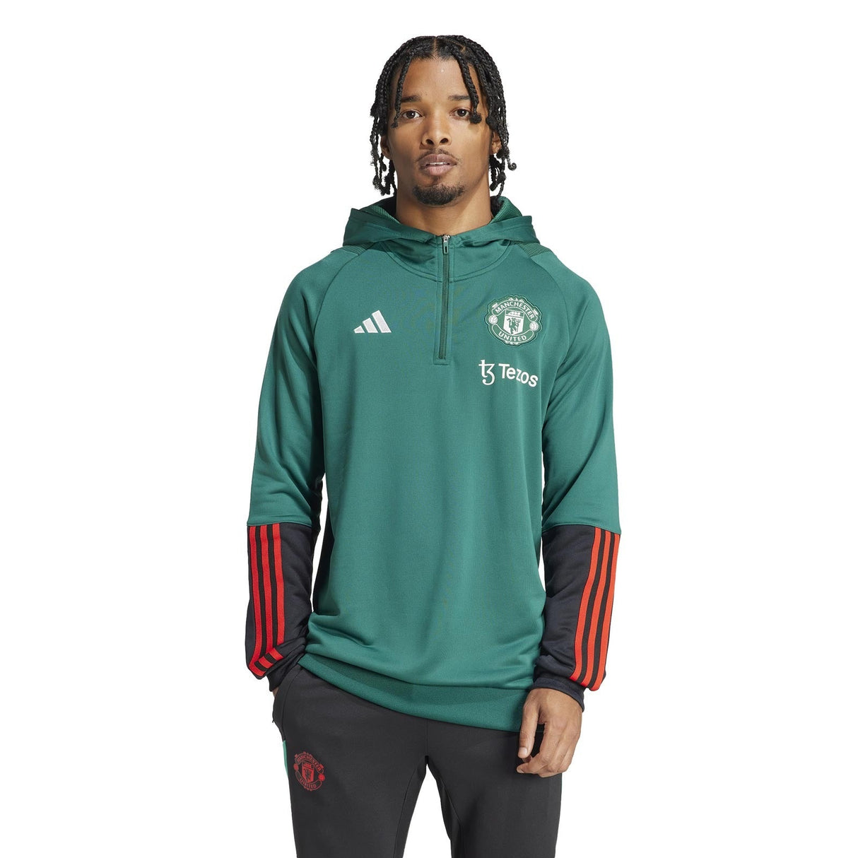 adidas Man Utd 23 Hoodie Green