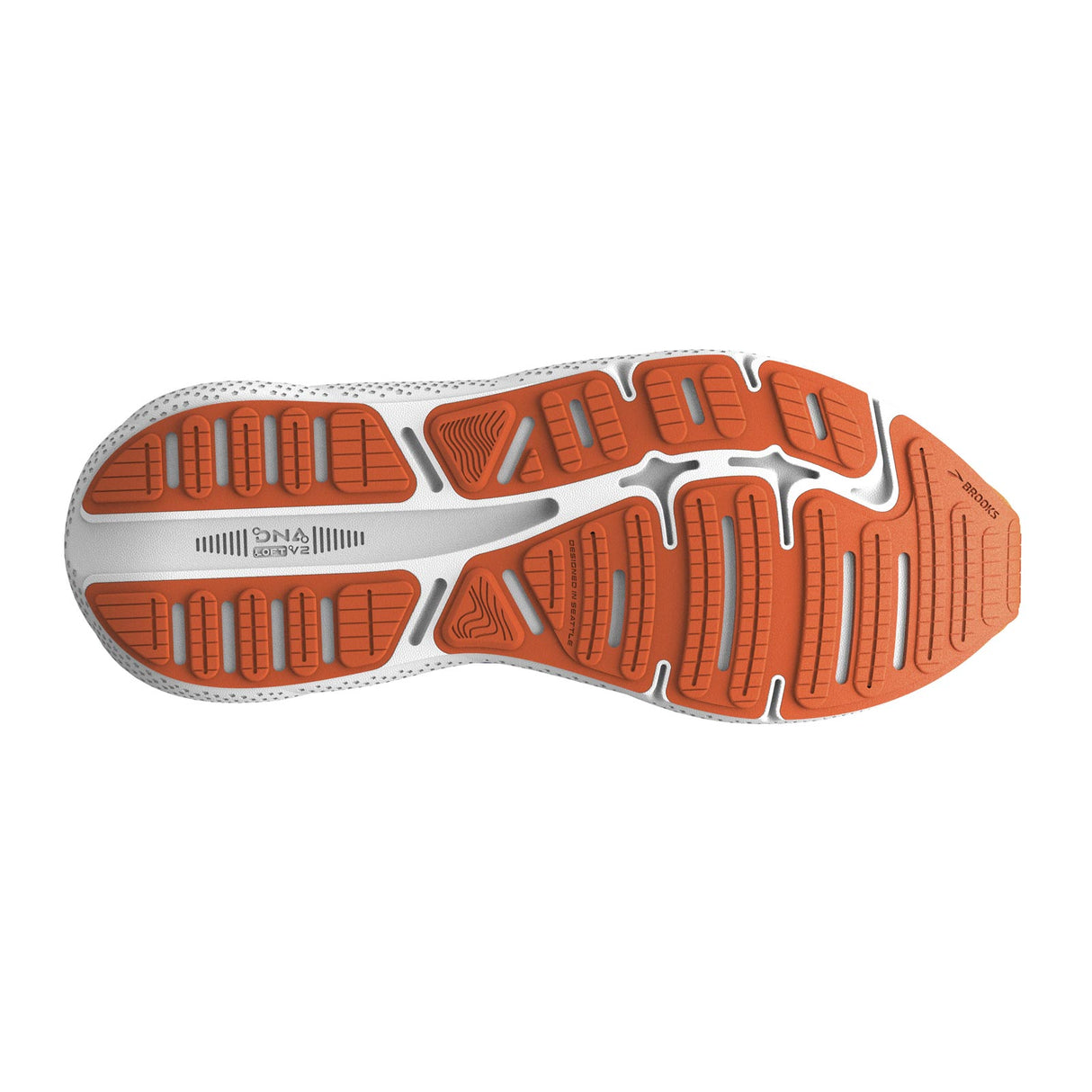 Brooks Ghost Max Mens Orange/Blue