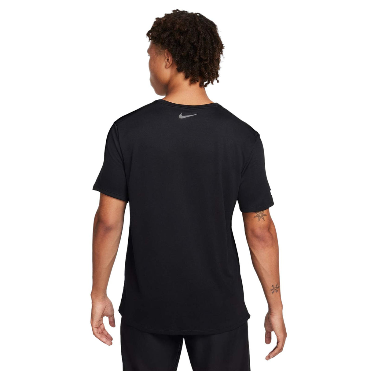 NIKE MENS FLASH MILER TOP BLACK