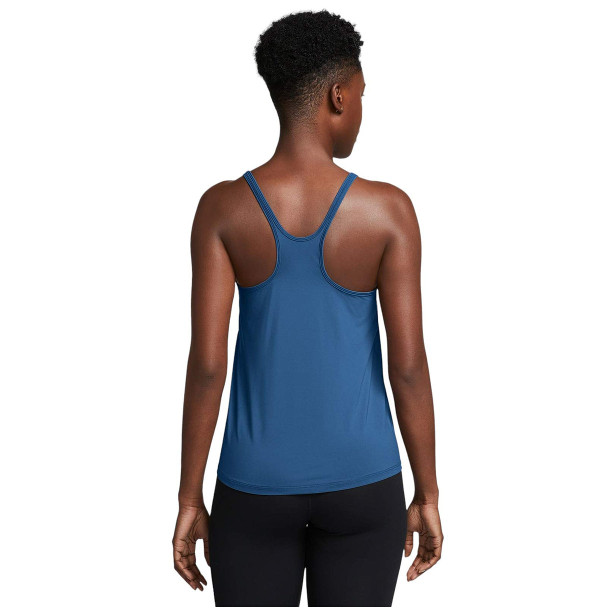 Nike Wmns One Classic DF Stripy Tank Blu