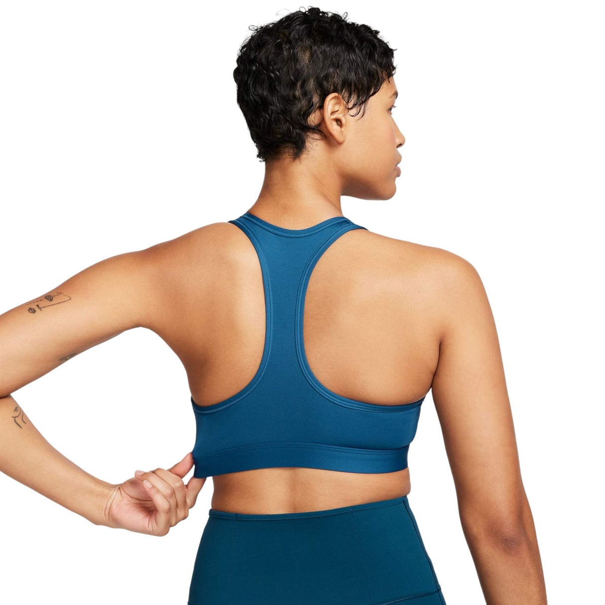 Nike Wmns Swoosh Med Sup Bra Blue