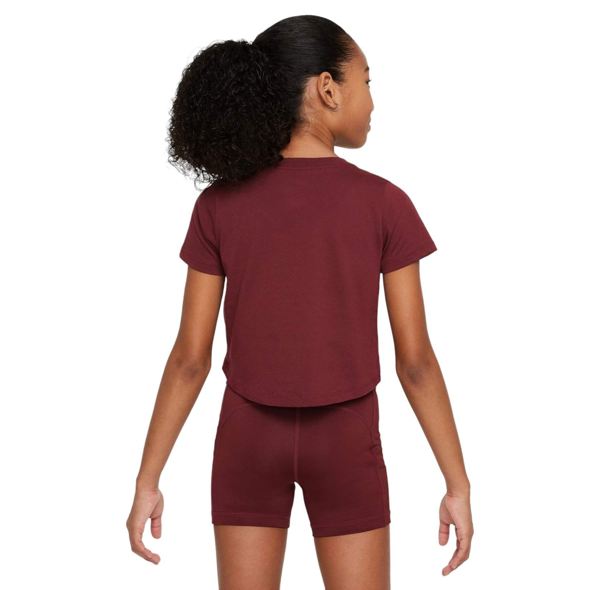 NIKE GIRLS DFCT CROP SE+ RED
