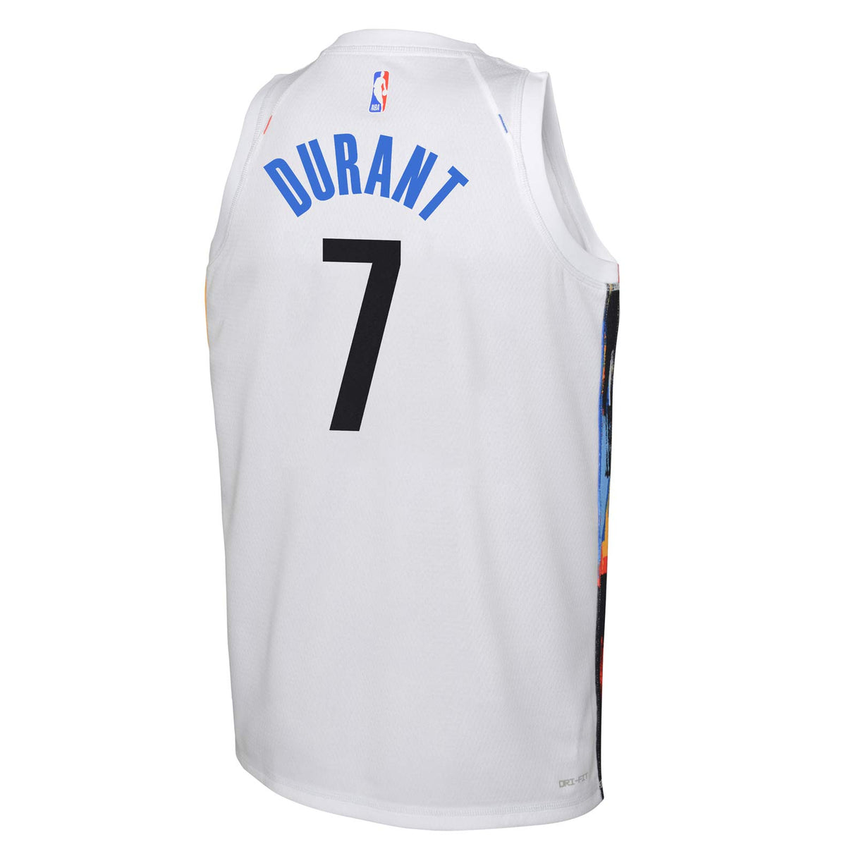 NIKE Nets Durant Swingman Kid Jersey Wht