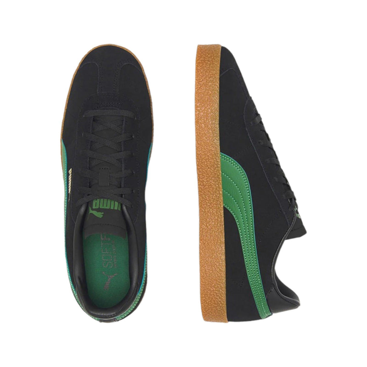 Puma Club Mens Black/Green