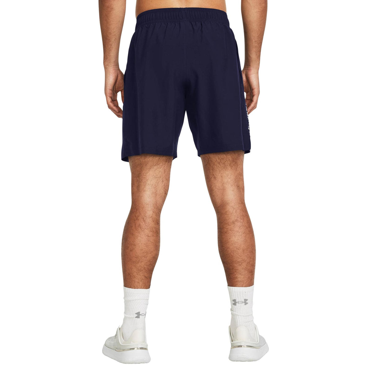 UA Mens Woven Wdmk Shorts Navy