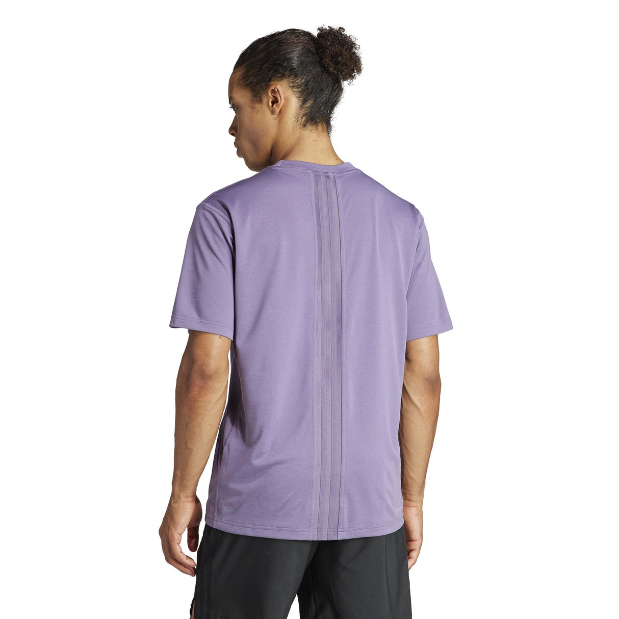adidas Mens Hi-It 3S MES Tee Purple