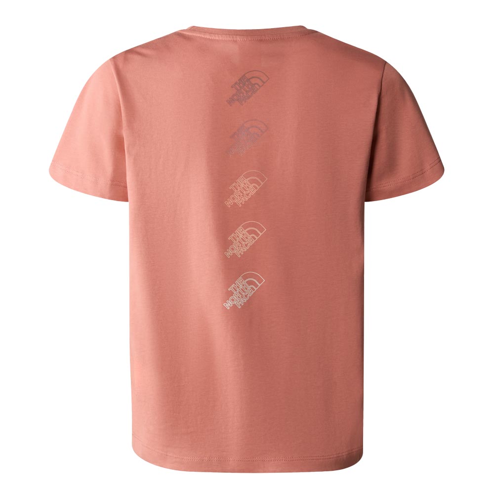 TNF SS Relaxed Graphic Girls Tee 2 Pink