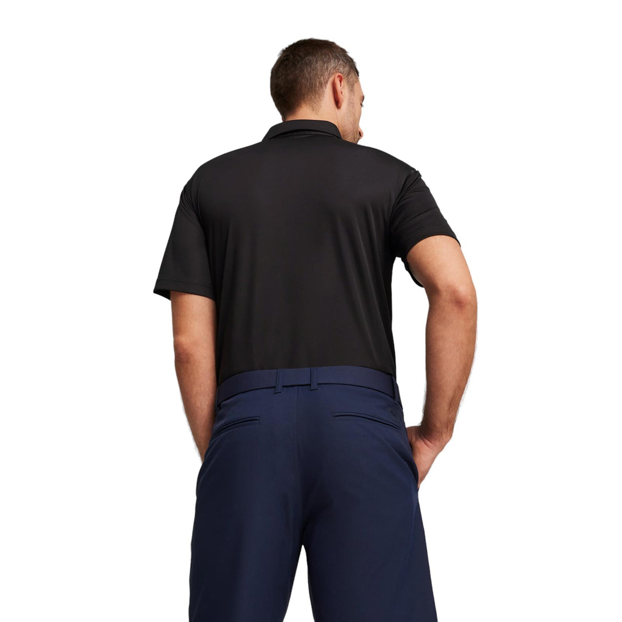 Puma Pure Solid Polo Black