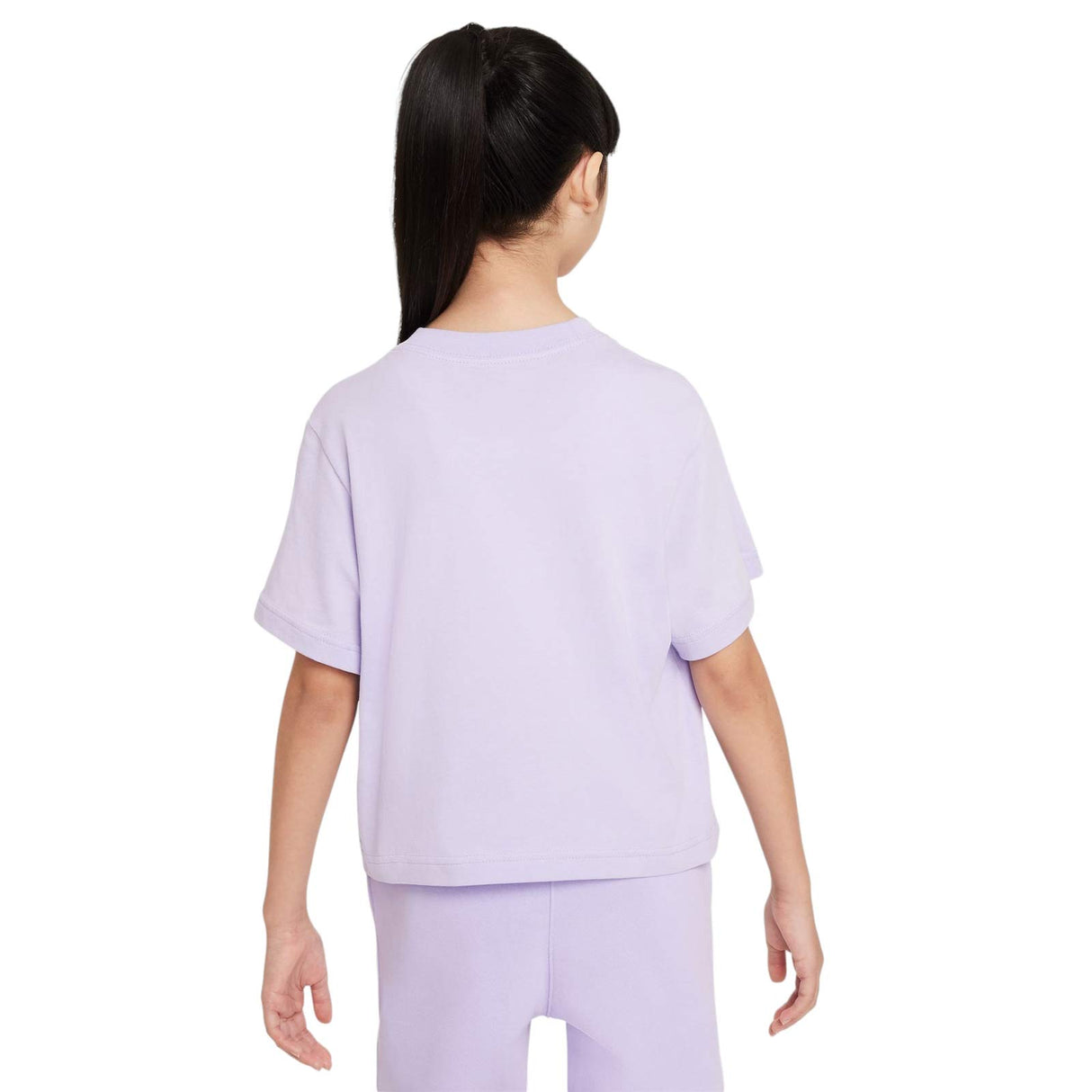 Nike Girls NSW ESSNTL SS Boxy Tee Purple