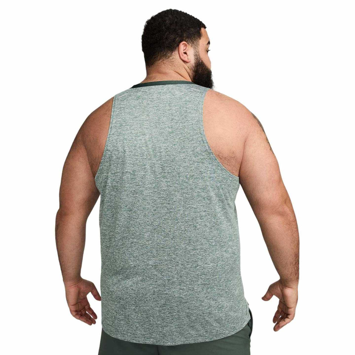 Nike Mens DF Rise 365 Tank Green